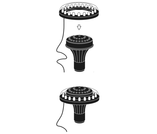 Ubbink LED lampa dārza strūklakai, 1