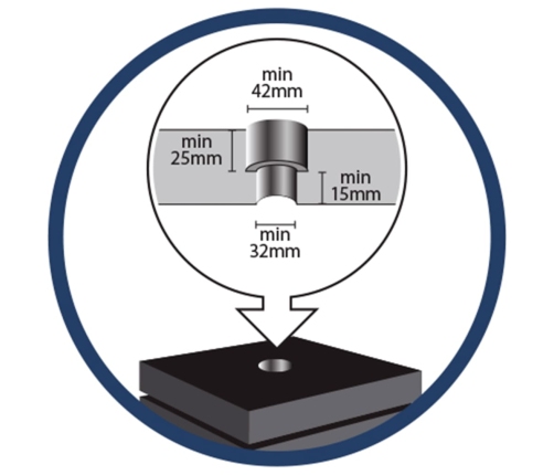 Ubbink zemūdens dīķa lampa MiniBright, 1x8 LED, 1354018