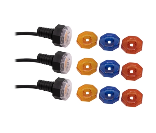 Ubbink Zemūdens Dīķa Lampas Minibright, 3X8 Led