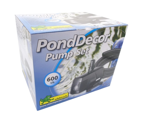 Ubbink sūkņu komplekts dīķu strūklakām SoArte, melns, 1386290