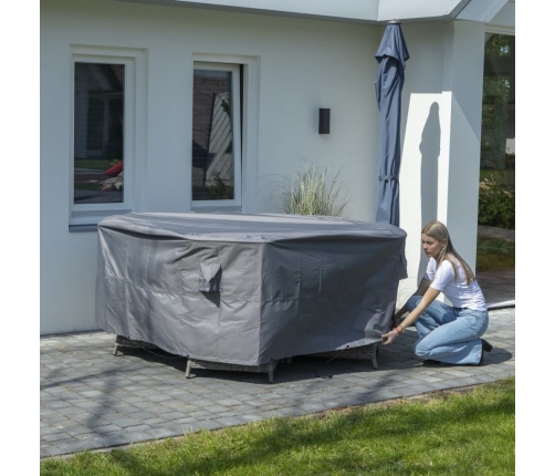 Madison dārza mēbeļu pārklājs, apaļš, 320 cm, pelēks