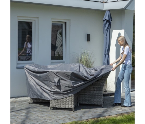 Madison dārza mēbeļu pārklājs, apaļš, 320 cm, pelēks