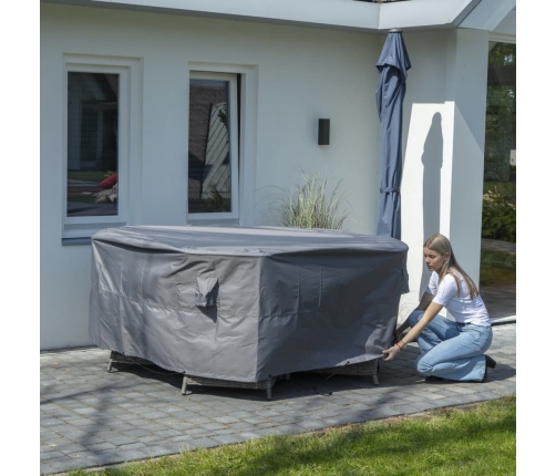 Madison dārza mēbeļu pārklājs, apaļš, 200 cm, pelēks