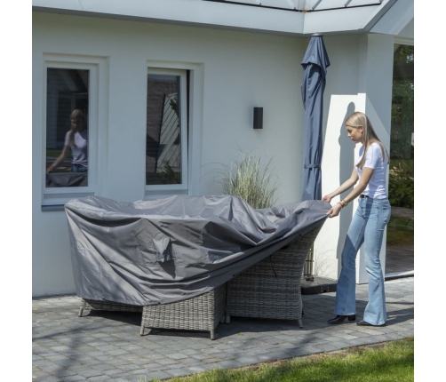 Madison dārza mēbeļu pārklājs, apaļš, 200 cm, pelēks