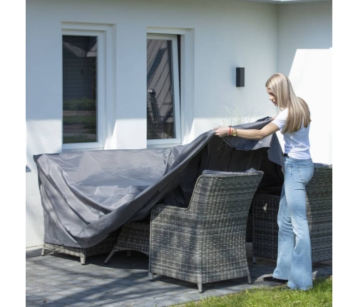 Madison dārza mēbeļu pārklājs, 130x130x85 cm, pelēks