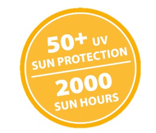 Madison Saulessargs Flores Luxe, 300 Cm, Apaļš, Ķieģeļu Sarkans