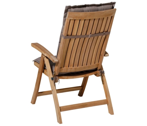 Madison atzveltnes krēsla spilvens Panama, pelēkbrūns, 123x50 cm