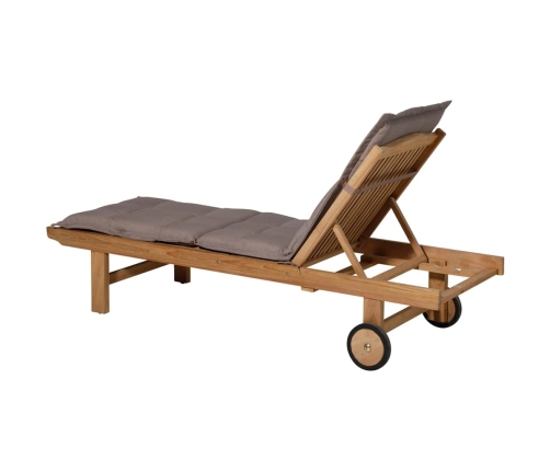 Madison sauļošanās zviļņa matracis Panama, pelēkbrūns, 200x60 cm