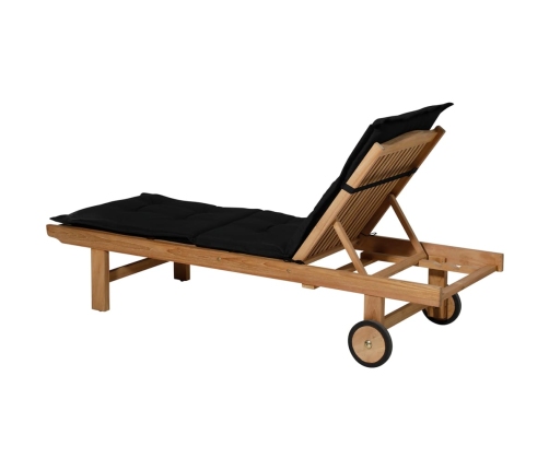 Madison sauļošanās zviļņa matracis Panama, melns, 200x60 cm