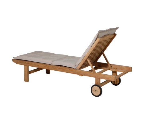 Madison sauļošanās zviļņa matracis Panama, gaiši bēšs, 200x60 cm