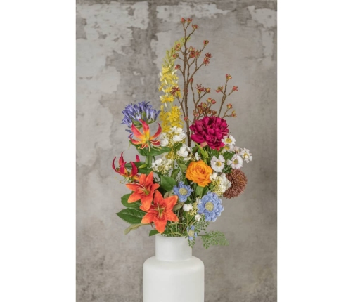 Emerald mākslīgais ziedu pušķis Flower Bomb, XL