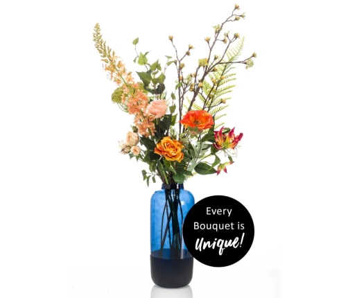 Emerald mākslīgais ziedu pušķis Happy Orange, XL