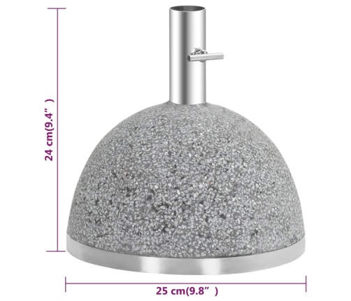 Esschert Design Saulessarga Pamatne, 11,5 Kg, 25X25X24Cm, Pelēka, Pv11