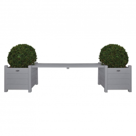 Esschert Design Puķu Kastes Ar Soliņu, Pelēkas, Cf33G