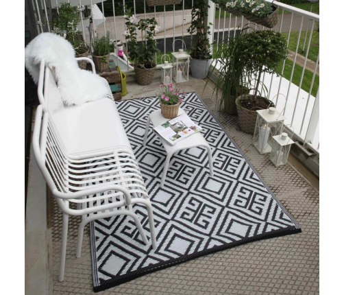 Esschert Design āra paklājs, 120x186 cm, grafisks raksts, OC12
