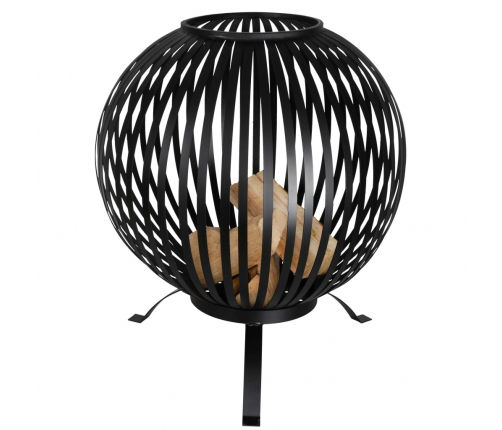 Esschert Design uguns bumba, melns oglekļa tērauds, FF400