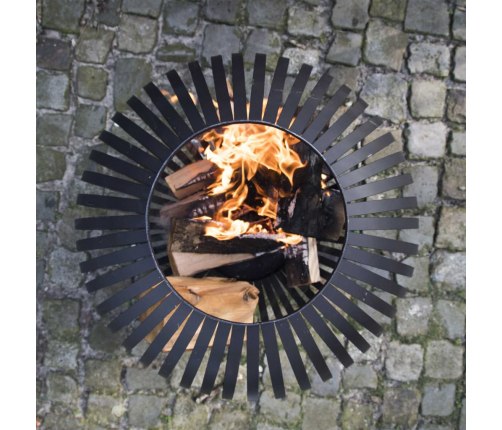 Esschert Design uguns bumba, melns oglekļa tērauds, FF400