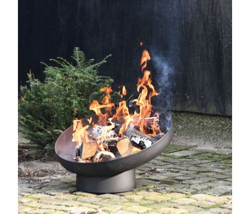 Esschert Design ugunskura trauks, slīps dizains, melns tērauds, FF402