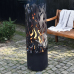 Esschert Design ugunskura grozs Flames, oglekļa tērauds, melns, FF408