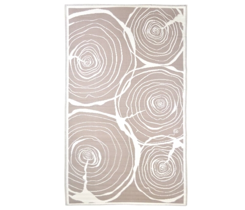 Esschert Design āra paklājs, 240x150 cm, stumbra gredzeni