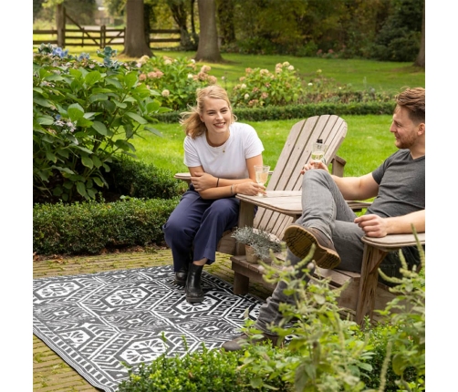 Esschert Design āra paklājs, 182x122 cm, dimantu dizains