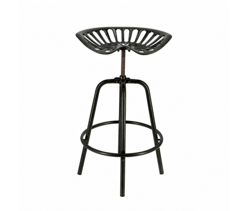 Esschert Design bāra krēsls, traktora dizains, melns