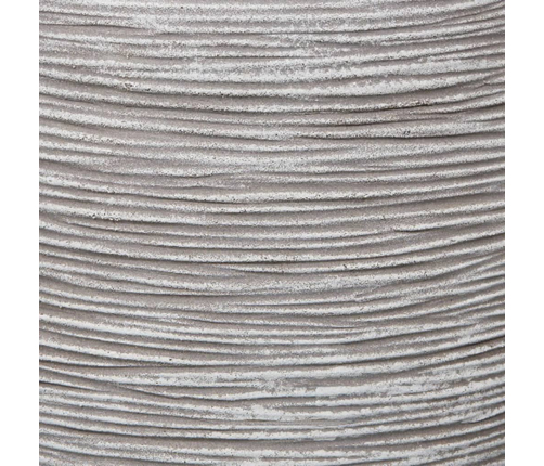 Capi kvadrātveida puķu kaste Nature Rib, 30x30 cm, ziloņkaula, KOFI902