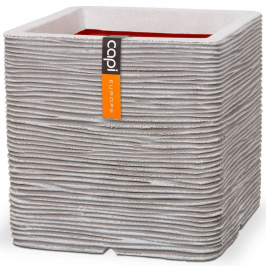 Capi Puķu Kaste Nature Rib, Kvadrāta, 40X40 Cm, Ziloņkaula, Kofi903