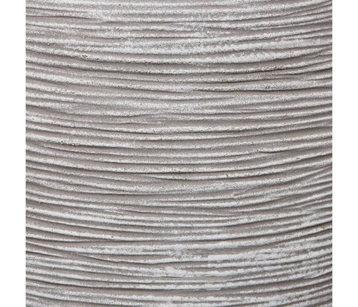 Capi puķu kaste Nature Rib, kvadrāta, 40x40 cm, ziloņkaula, KOFI903