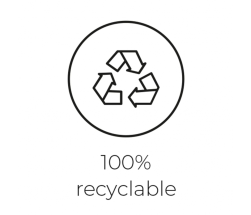 Capi vāze Nature Rib, sašaurināta forma, 42x38cm, ziloņkaula, KOFI362