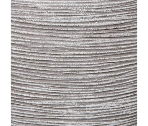 Capi olveida puķu kaste Nature Rib, 35x34cm, ziloņkaula krāsā, KOFI932