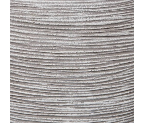 Capi olveida puķu kaste Nature Rib, 43x41cm, ziloņkaula krāsa, KOFI933