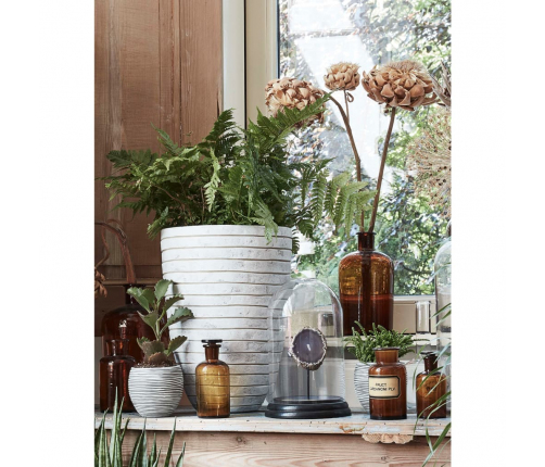 Capi vāze Nature Row, zema, 36x47 cm, ziloņkaula, KRWI782