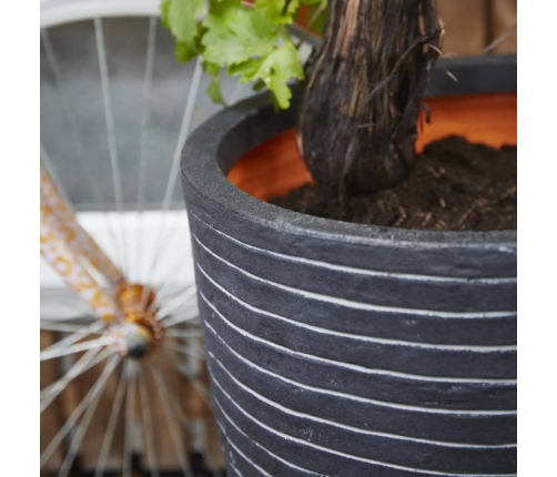 Capi vāze Nature Row, zema, 46x58 cm, pelēka, KRWZ783