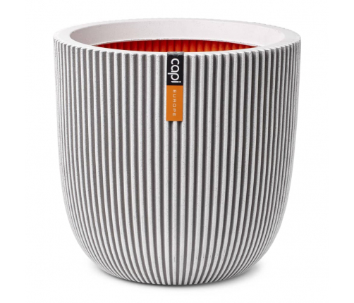 Capi puķu pods Groove, 35x34 cm, ziloņkaula