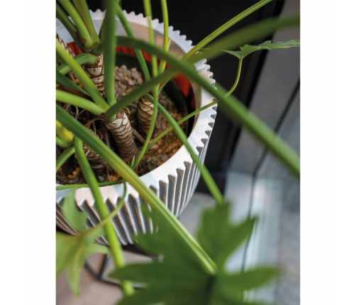 Capi puķu pods Groove, 35x34 cm, ziloņkaula