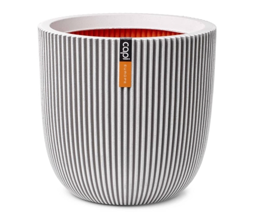 Capi puķu pods Groove, 43x41 cm, ziloņkaula