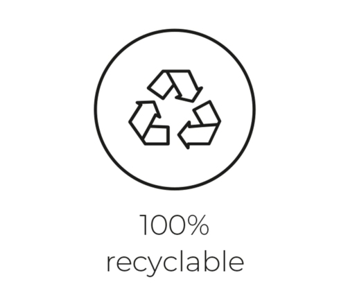 Capi vāze Groove, 34x46 cm, melna un zelta krāsa