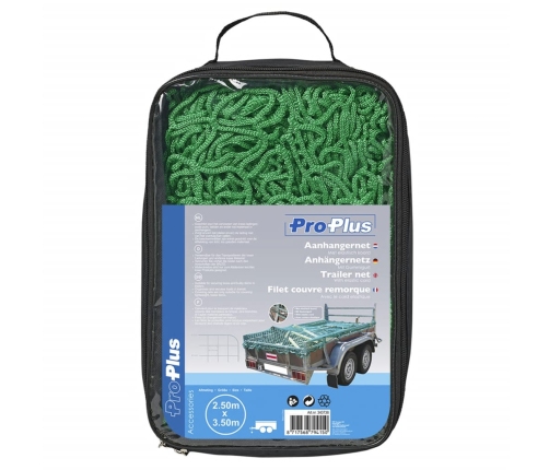 ProPlus piekabes tīkls, 2,50x3,50 m, ar elastīgu auklu