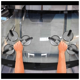 Proplus Vakuuma Pacēlājs, Alumīnijs, Ar 3 Piesūcekņiem