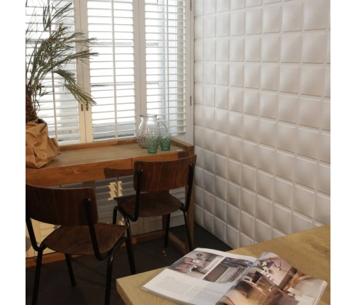 WallArt sienas paneļi Cubes, 12 gab., 3D, GA-WA07