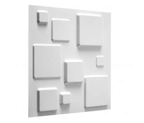 WallArt sienas paneļi Squares, 12 gab., 3D, GA-WA09