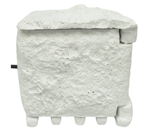 vidaXL dārza strāvas sadalītājs, 4 kontakti, ūdensdrošs, polirezīns