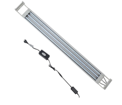 vidaXL LED akvārija lampa, 100-110 cm, alumīnijs, IP67