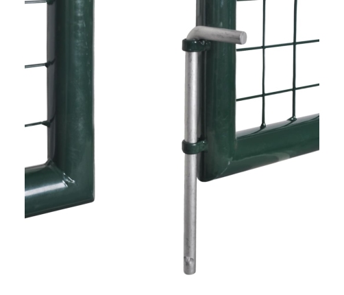 vidaXL žoga vārti, tērauds, 306x150 cm, zaļi