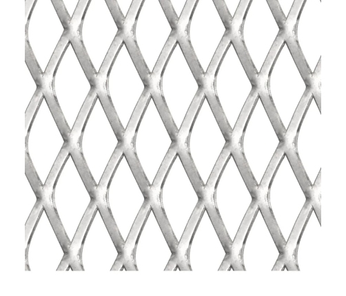 vidaXL dārza stiepļu žogs, nerūsējošs tērauds, 100x85 cm, 45x20x4 mm