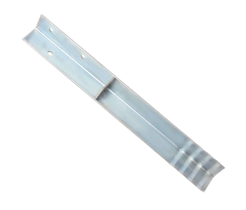 vidaXL zemes enkuri, 12 gab., L-forma, cinkots tērauds, 5x5x50 cm