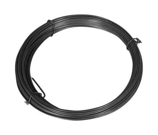 vidaXL žoga sasaistes stieple, 25 m, 1,4/2 mm, pelēks tērauds