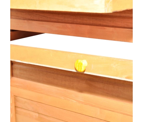 vidaXL vistu būris, 295x163x170 cm, koks