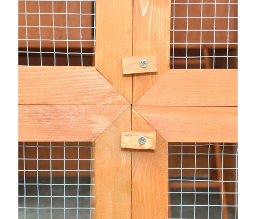 vidaXL vistu būris, 295x163x170 cm, koks